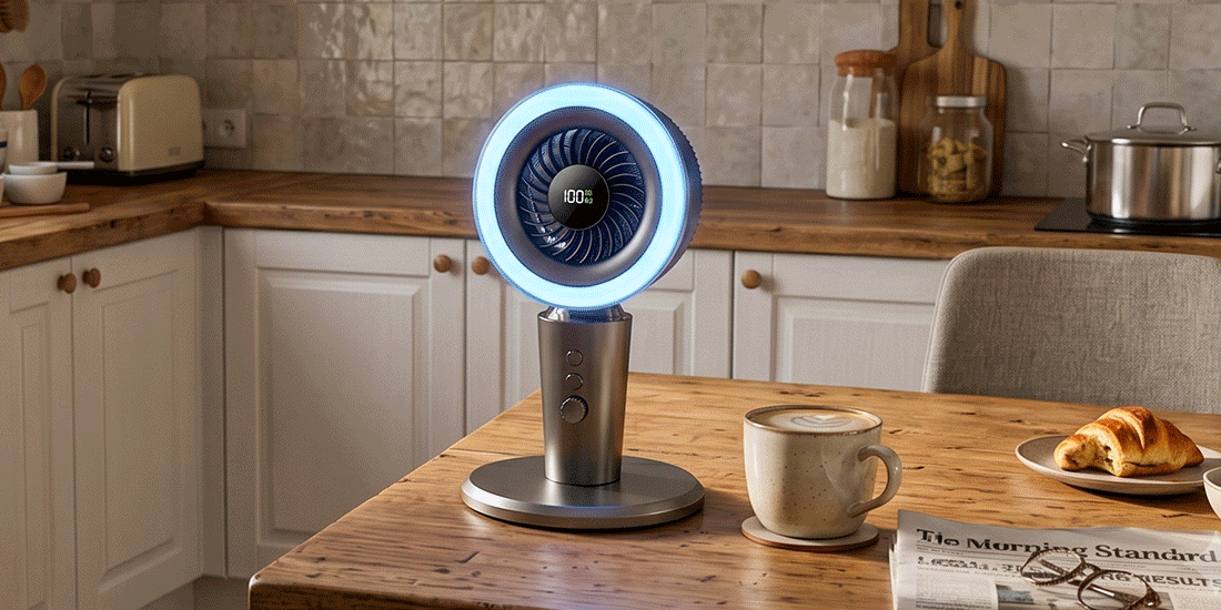 Coolizi SilentFlow Pro 90 degree oscillation spreading airflow