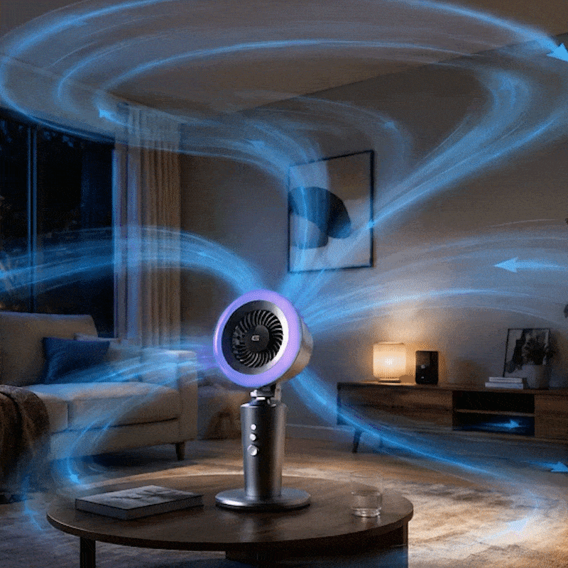Whole-room air circulation with the Coolizi SilentFlow Pro